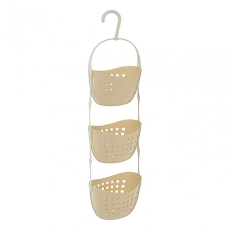 3 Tier Cream Shower Caddy