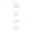 4 Tier White Rectangle Storage Caddy