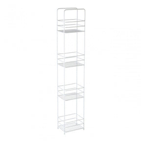 4 Tier White Rectangle Storage Caddy