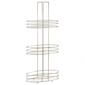 3 Tier Gold Plated Storage Rack