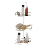 3 Tier Gold Plated Storage Rack