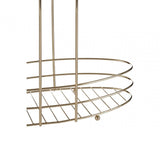 3 Tier Gold Plated Storage Rack