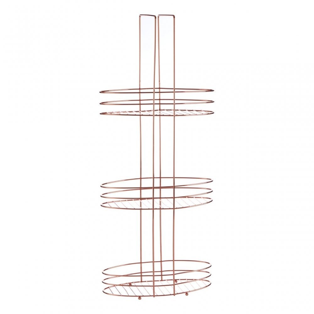 3 Tier Copper Plated Storage Rack