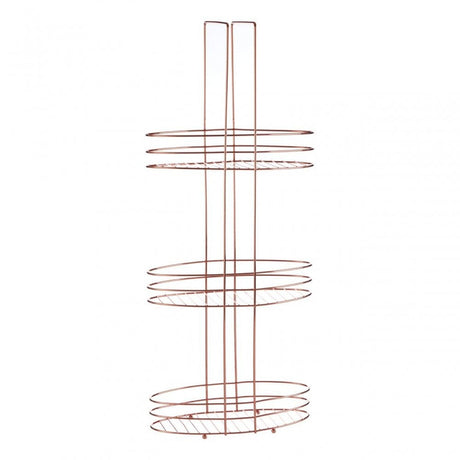 3 Tier Copper Plated Storage Rack