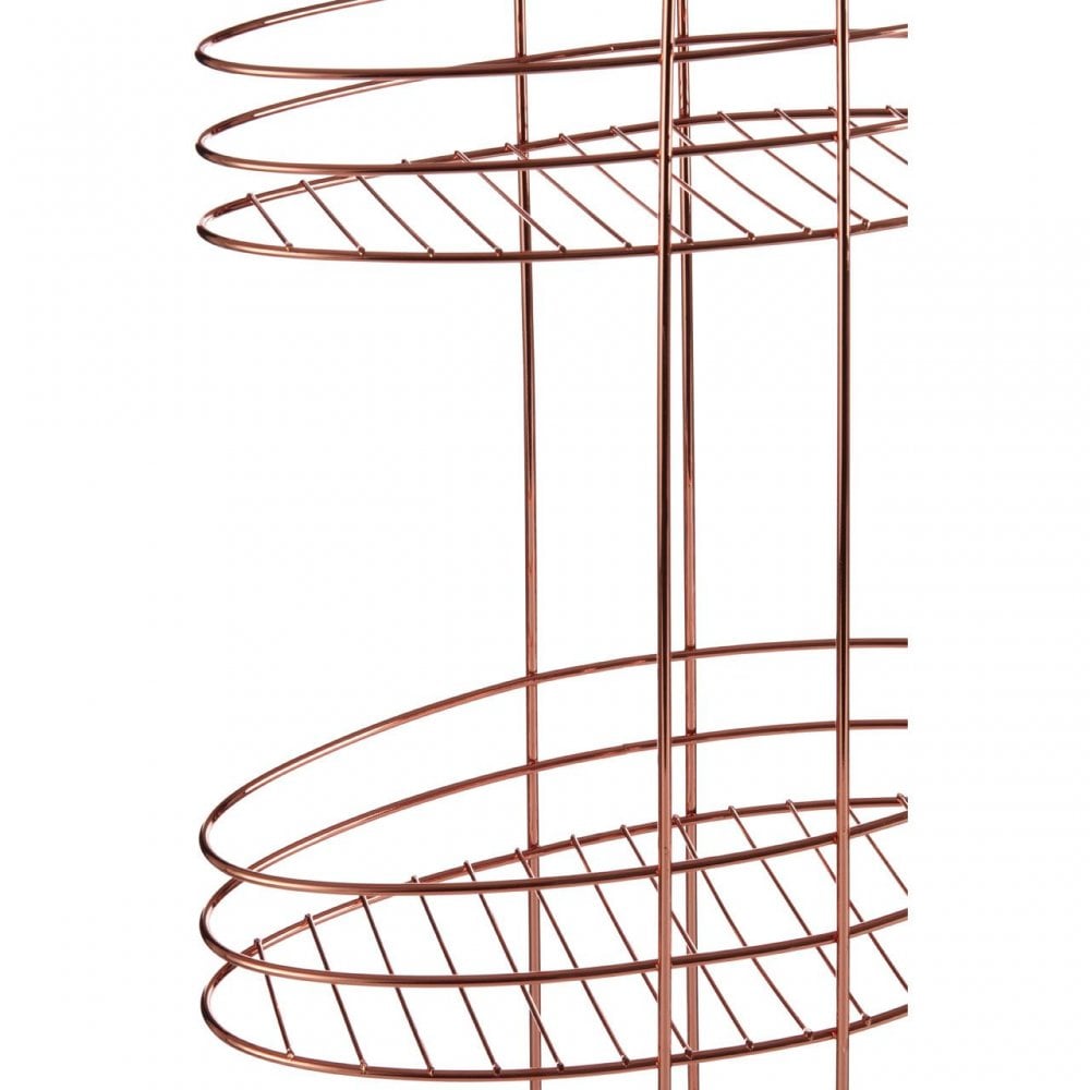 3 Tier Copper Plated Storage Rack