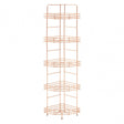 5 Tier Copper Finish Corner Storage Rack