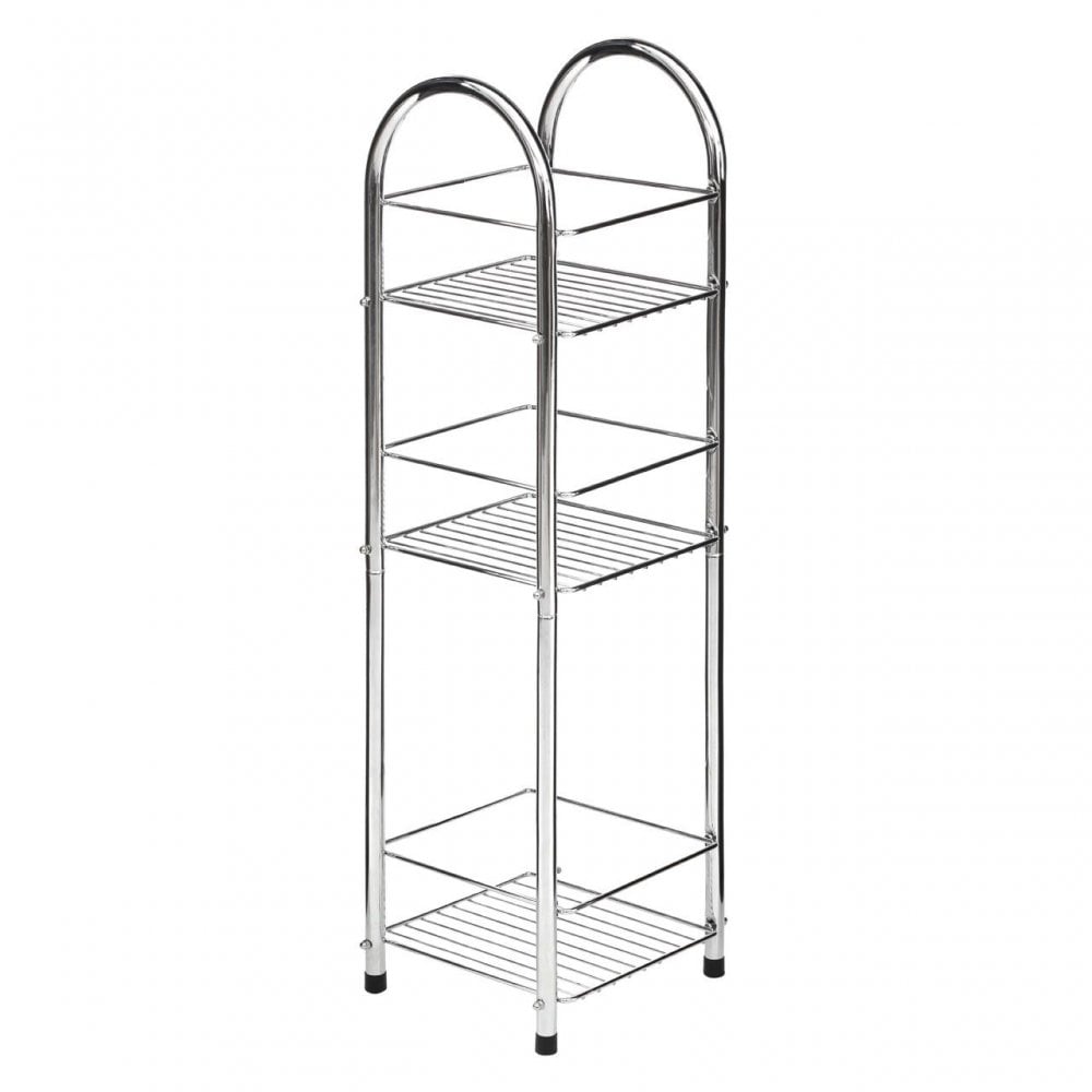 3 Tier Chrome Storage Stand
