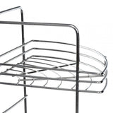 5 Tier Chrome Corner Storage Rack