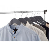 Matte Grey Clothes Hangers - Set Of 20