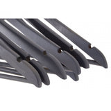 Matte Grey Clothes Hangers - Set Of 20