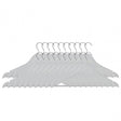 Matte White Clothes Hangers - Set Of 20
