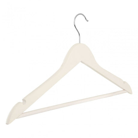 Matte White Clothes Hangers - Set Of 20