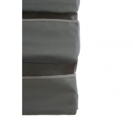Grey Polyester Over Door Hanging Organiser