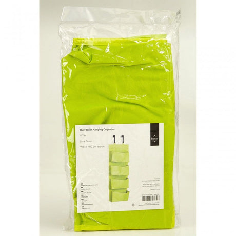 Over Door Lime Green Hanging Organiser