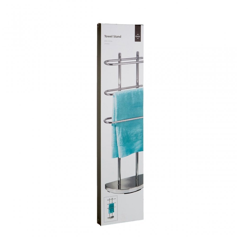3 Arm Round Base Towel Stand