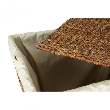 Tapered Seagrass Basket With Lid