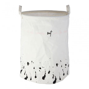 Speckled Fabric Laundry Basket