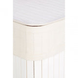 Kankyo White Bamboo Laundry Hamper