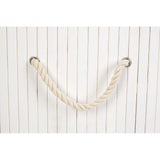 Kankyo White Bamboo Laundry Hamper