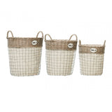 Lida Round Laundry Baskets - Set Of 3