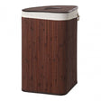 Kankyo Dark Brown Corner Laundry Hamper