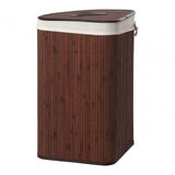 Kankyo Dark Brown Corner Laundry Hamper