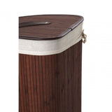 Kankyo Dark Brown Corner Laundry Hamper