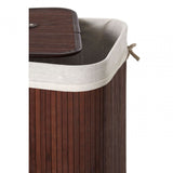 Kankyo Dark Brown Corner Laundry Hamper