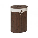 Kankyodark Brown Oval Laundry Hamper