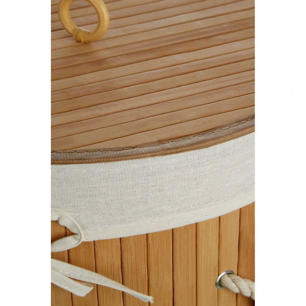 Kankyo Natural Round Laundry Hamper