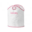 Oxfordhot Pink Trim Laundry Bag