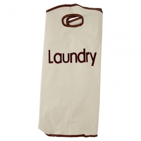 Beige Polyester Laundry Bag