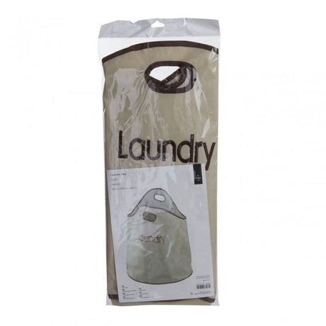 Beige Polyester Laundry Bag