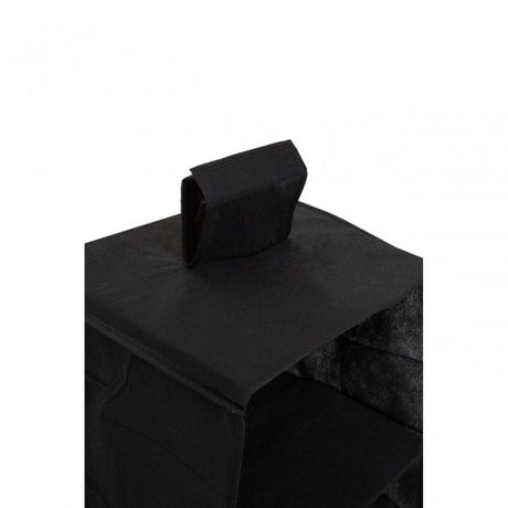 3 Section Black Hanging Garment Organiser