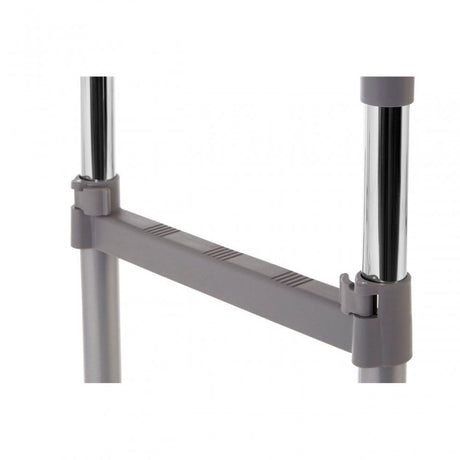 Clothes Hanging Double Rail With Wheels