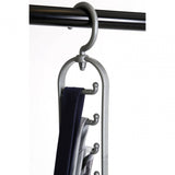 Grey Plastic Tie Organiser - Set Of 2