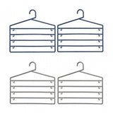 Indigo Plastic Trouser Organiser - Set Of 2