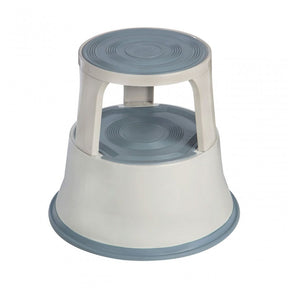 2 Tier Light Grey Step Stool