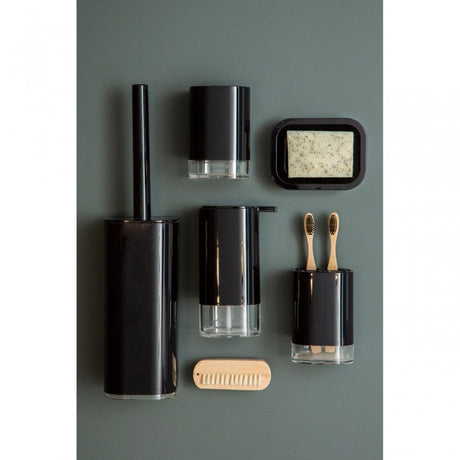 Ando Black Acrylic Toothbrush Holder
