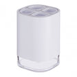 Ando White Acrylic Toothbrush Holder
