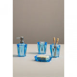 Dow Blue Acrylic Lotion Dispenser