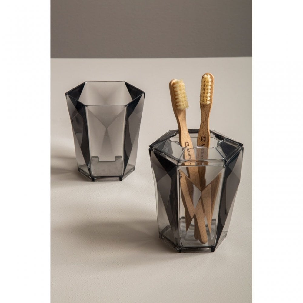Dow Grey Acrylic Toothbrush Holder