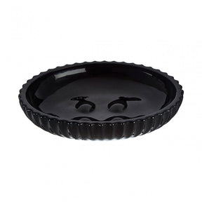 Ticino Brittany Black Glass Soap Dish