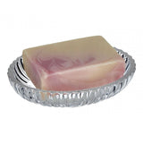 Ticino Brittany Clear Glass Soap Dish