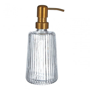 Ticino Brittany Clear Glass Lotion Dispenser