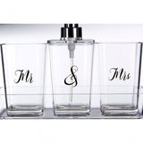 Mr & Mrs Bath Set - Set Of 4