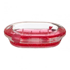 Acrylic Hearts Soap Dish