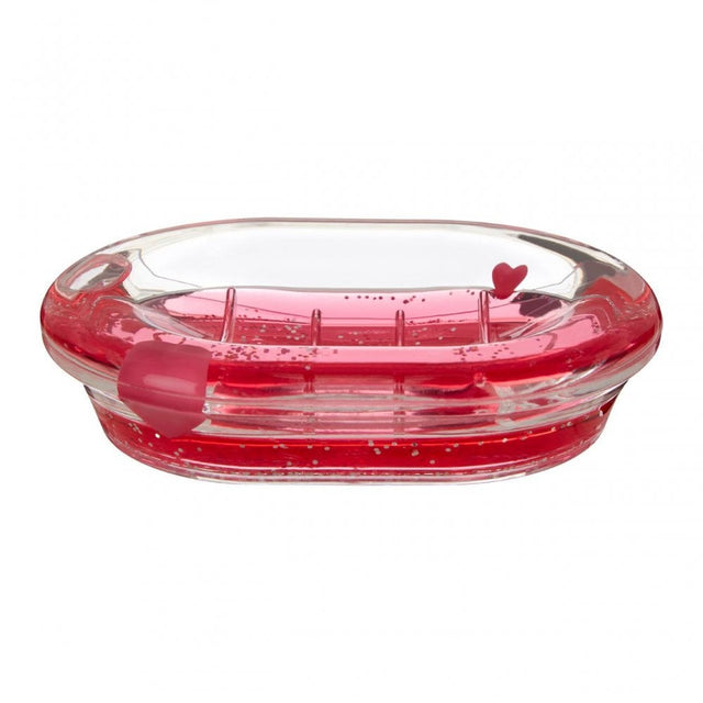 Acrylic Hearts Soap Dish