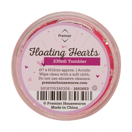 Acrylic Hearts Tumbler
