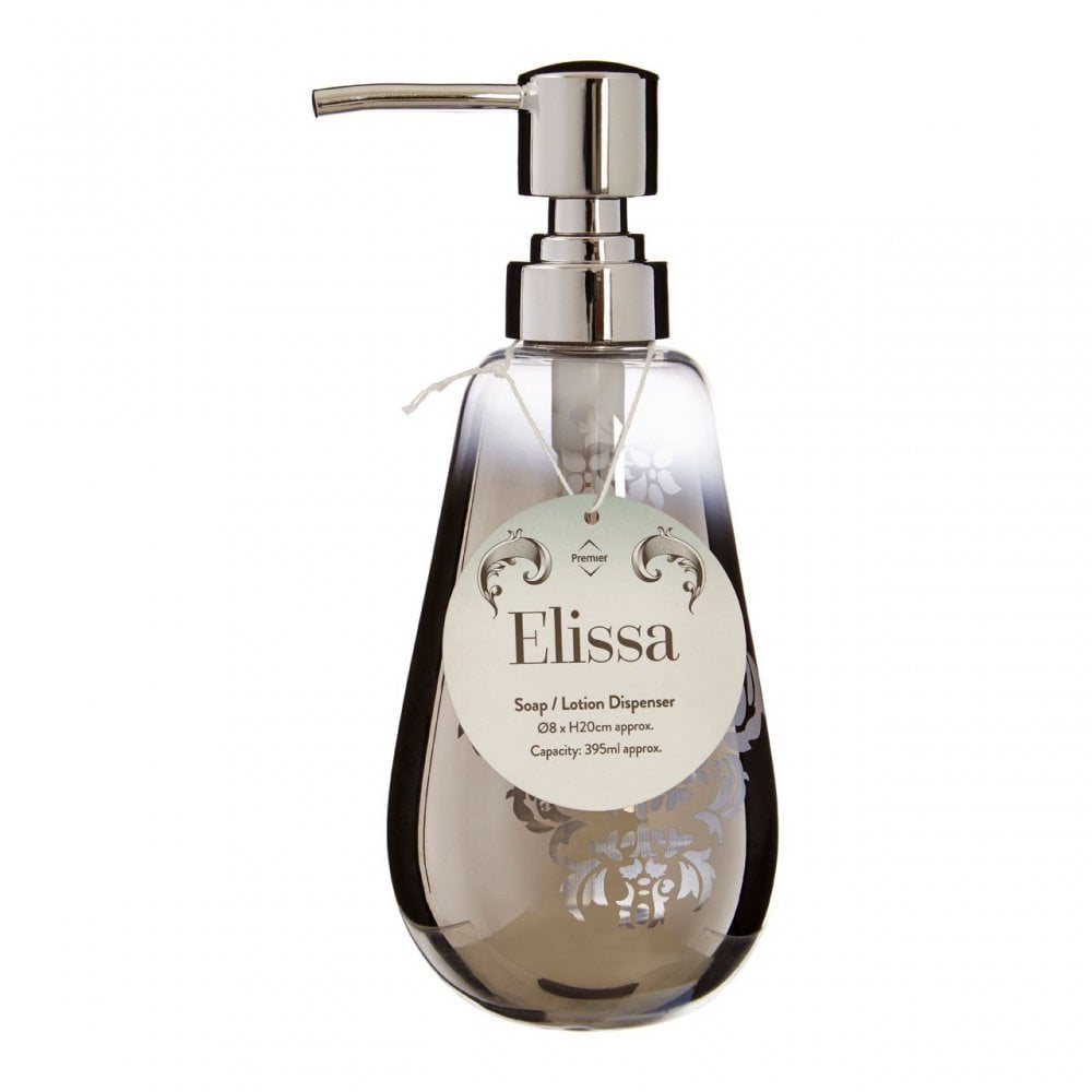Elissa Silver Soap Dispenser - 395Ml